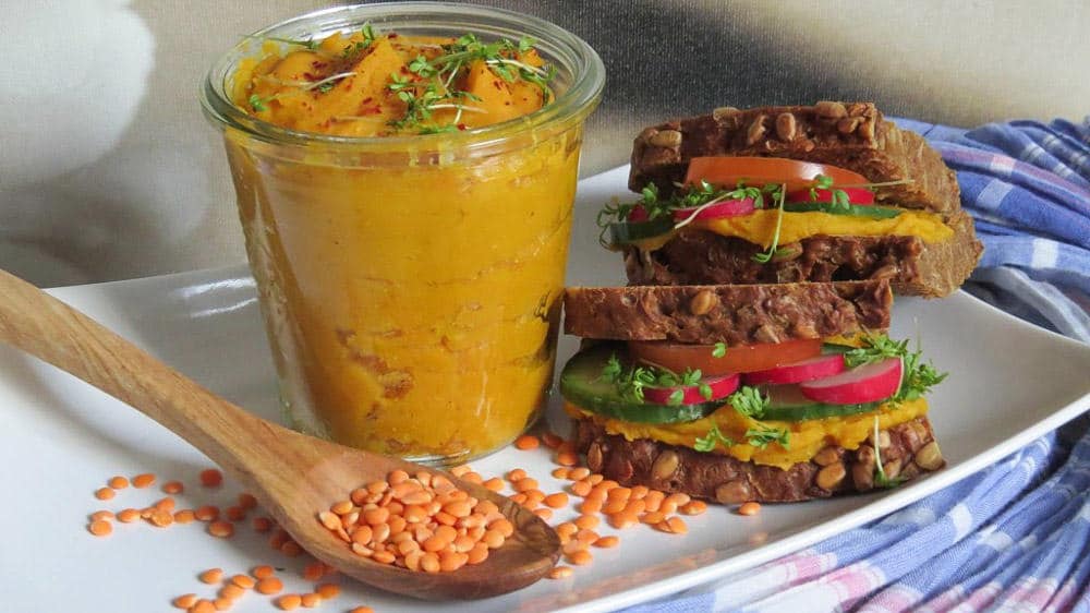 Red Lentil & Sweet Potato Spread