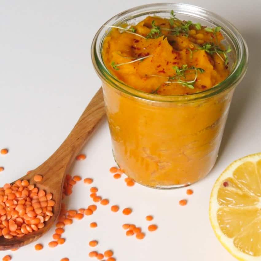 Red Lentil and Sweet Potato Spread
