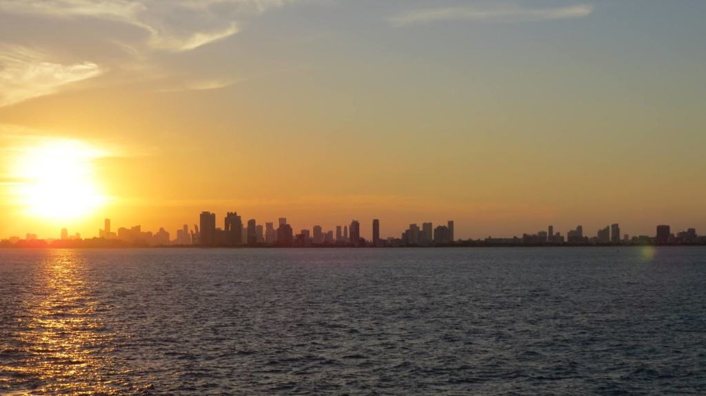 Sunset in Miami
