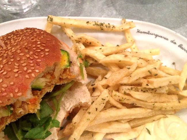 Vegan Burger in Lisbon