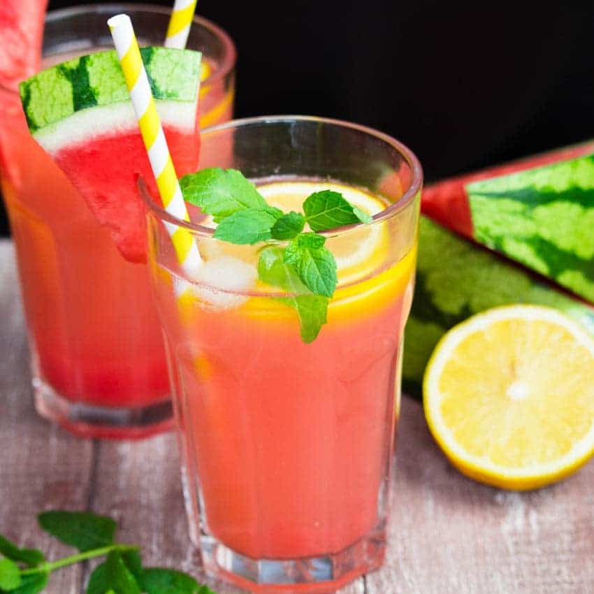 Pink Watermelon Lemonade 