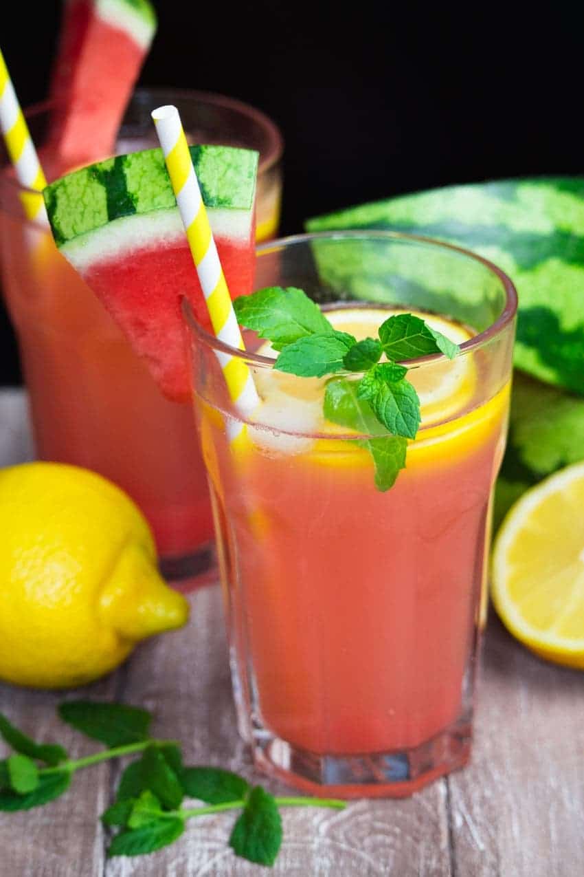 Pink Watermelon Lemonade 