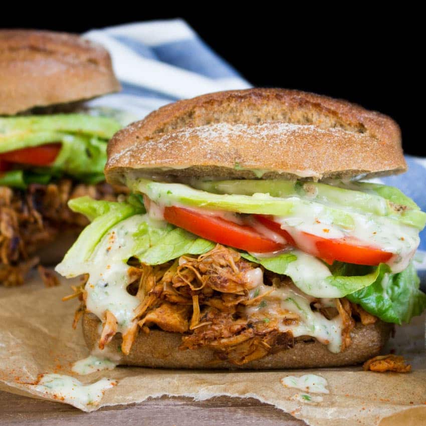 Jackfruit Pulled Pork Sandwiches