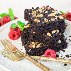 Vegan Black Bean Brownies