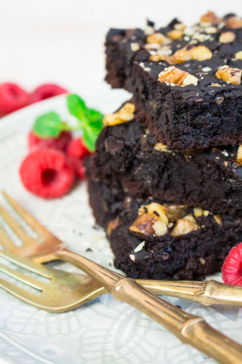 Vegan Black Bean Brownies