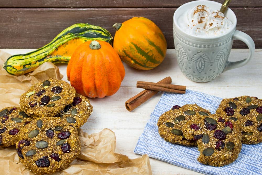 Pumpkin Spice Breakfast Cookies