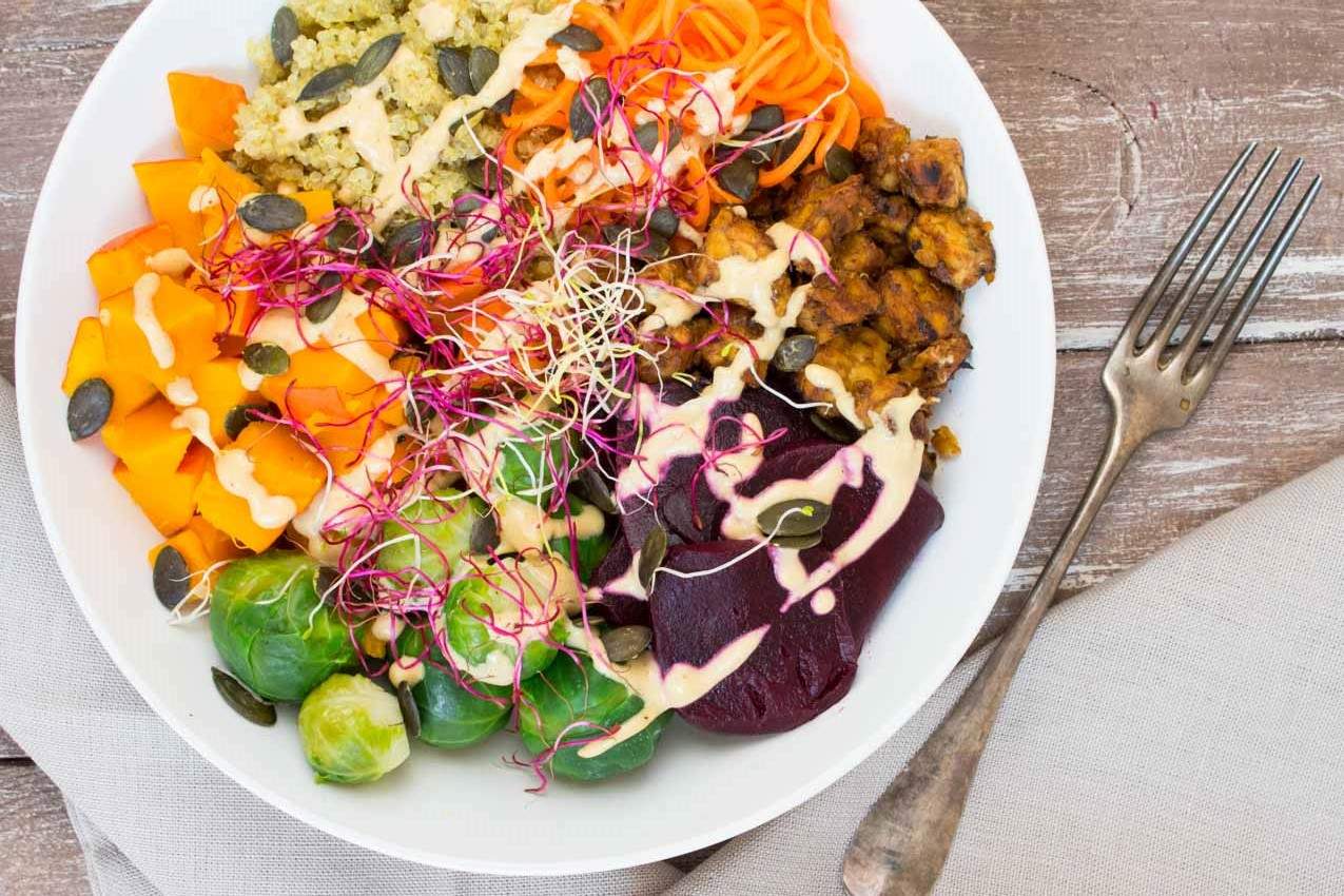 Fall Buddha Bowl with Quinoa