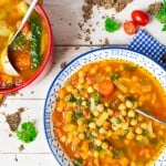 Italian Vegan Garbanzo Bean Soup