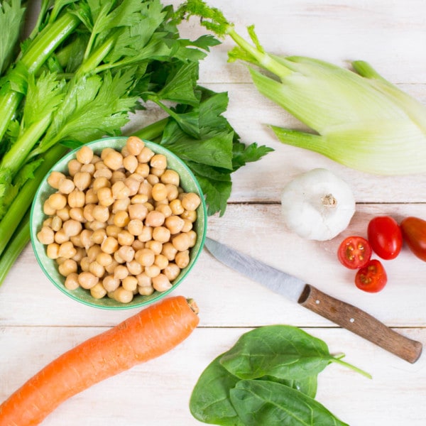 Italian Vegan Garbanzo Bean Soup Vegan Heaven