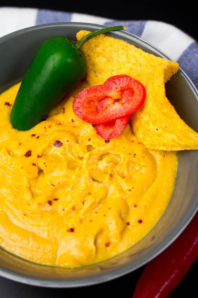 Vegan Nachos with Pumpkin Queso Dip Vegan Heaven