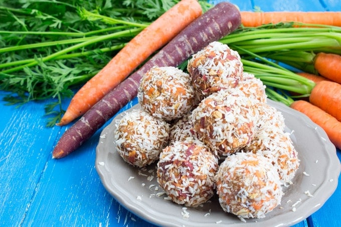 Carrot No Bake Energy Bites - Vegan Heaven