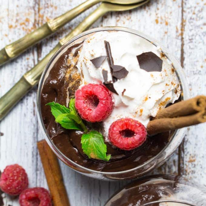 Gingerbread Avocado Chocolate Mousse