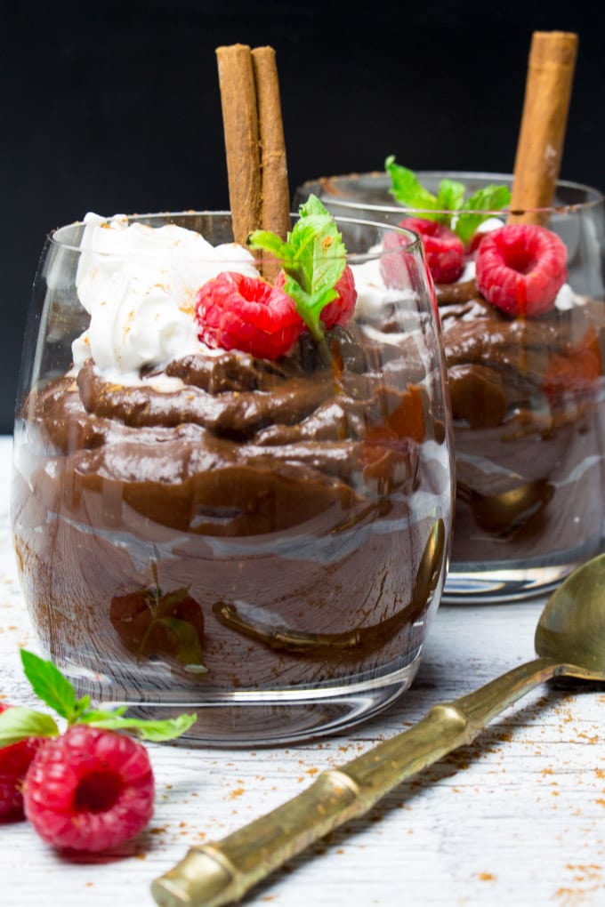 Gingerbread Avocado Chocolate Mousse 