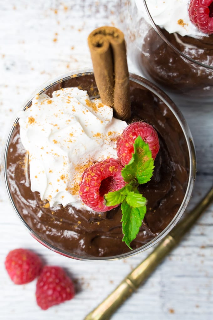 Gingerbread Avocado Chocolate Mousse 