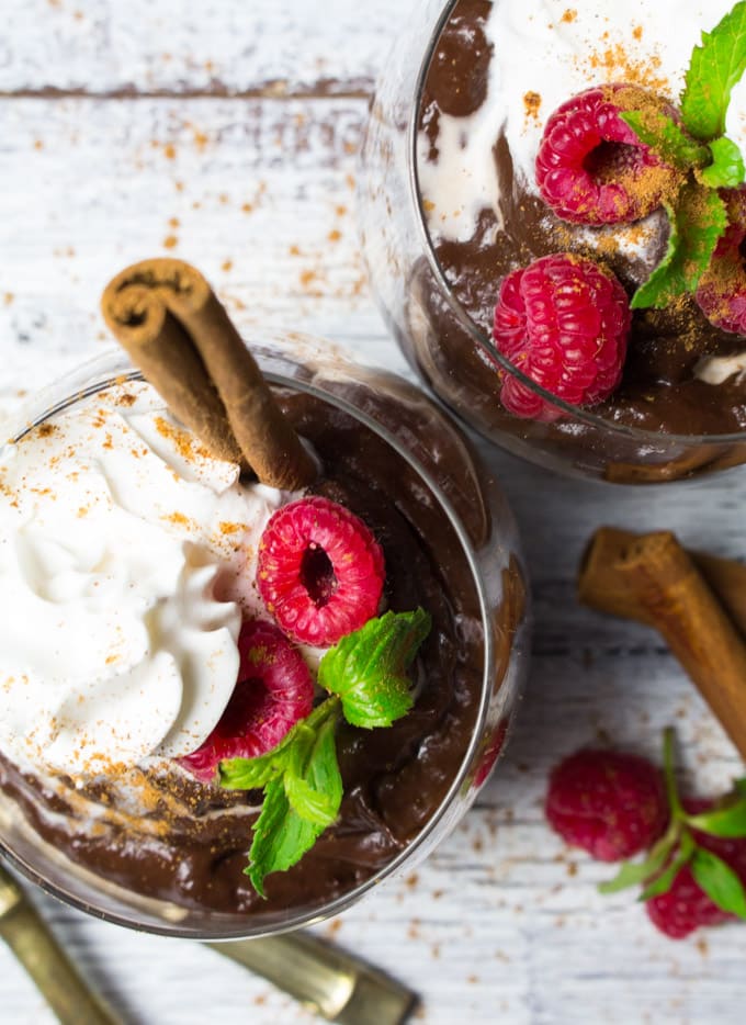 Gingerbread Avocado Chocolate Mousse 