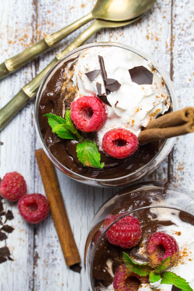 Gingerbread Avocado Chocolate Mousse
