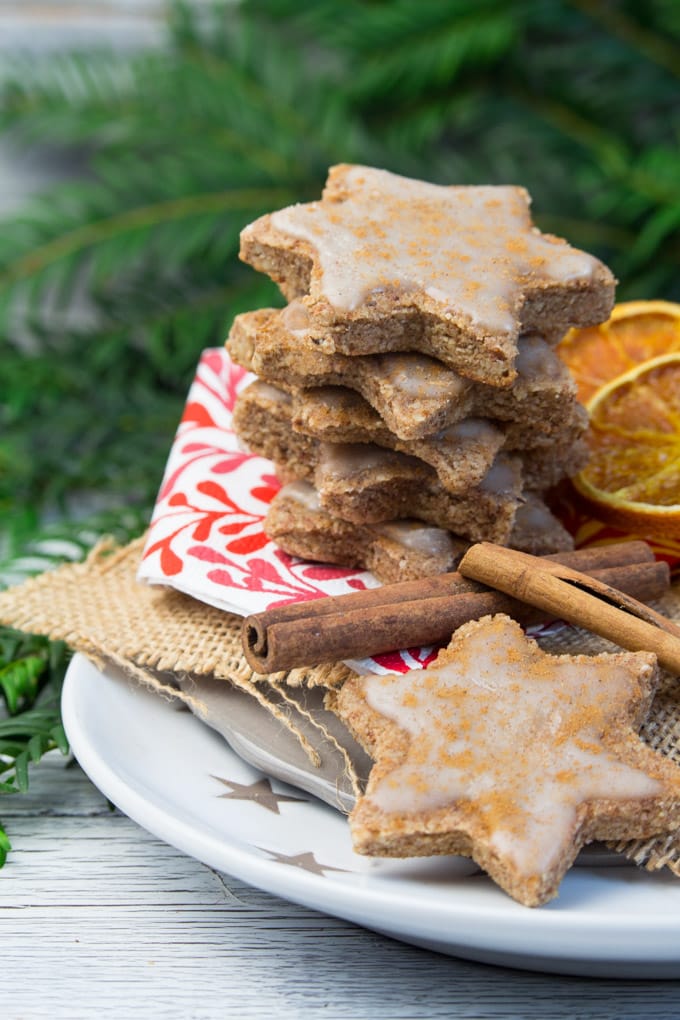 Vegan Orange Cinnamon Christmas Cookies