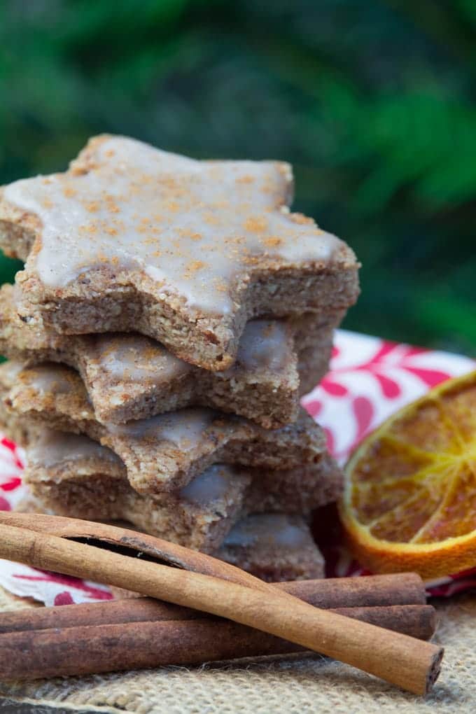 Vegan Orange Cinnamon Christmas Cookies