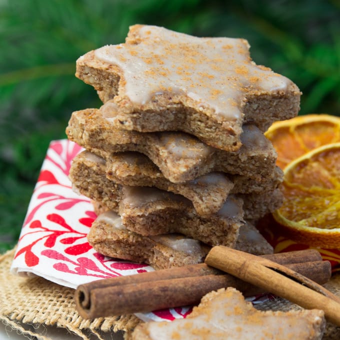 Vegan Orange Cinnamon Christmas Cookies