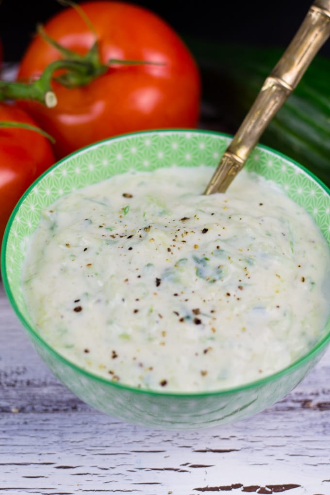 Vegan Shawarma with Tzatziki and Seitan 