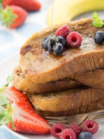 French Toast without Milk and Eggs