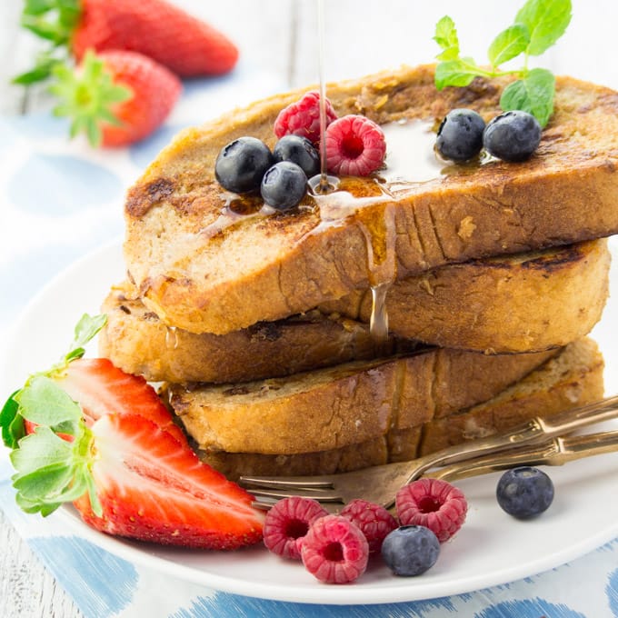 French Toast without Milk and Eggs Vegan Heaven