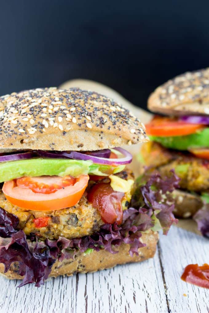 Chickpea Quinoa Power Burger