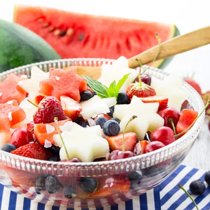 4th of July Fruit Salad 