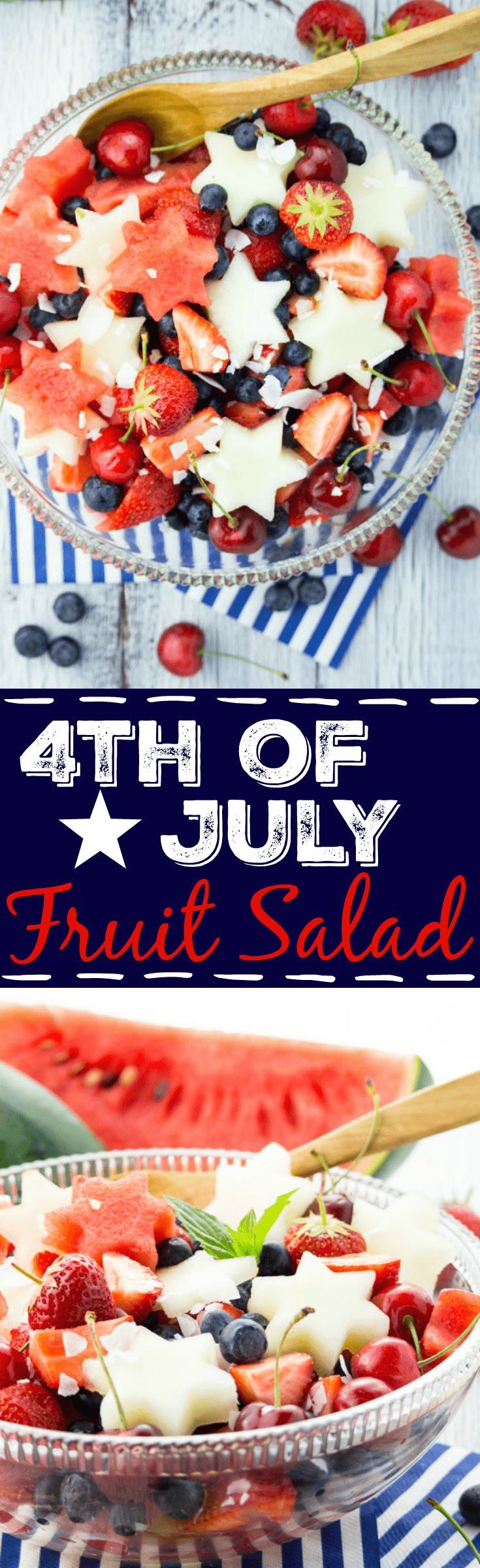 4th of July Fruit Salad 