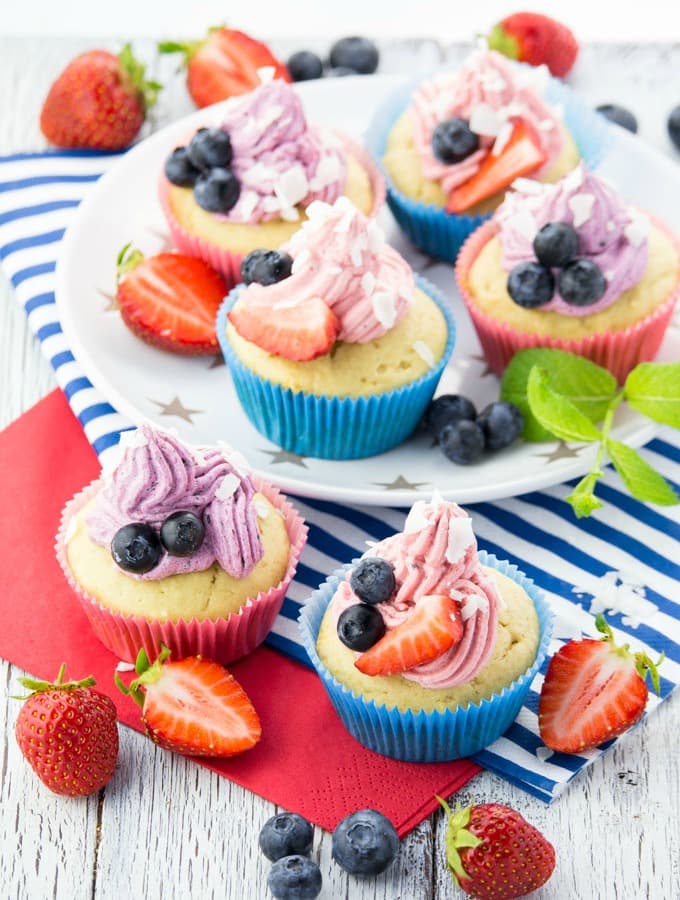 Vegan Strawberry Cupcakes