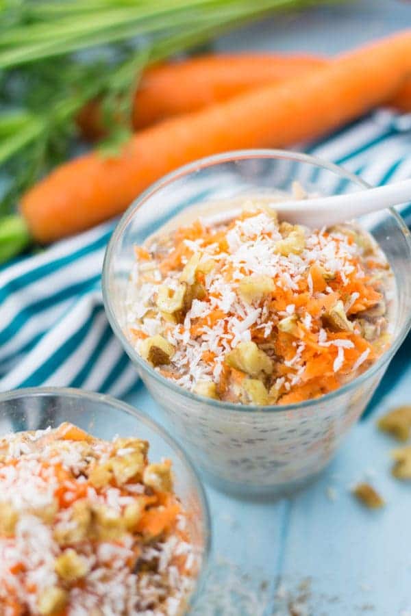Carrot Cake Overnight Oats Vegan Heaven