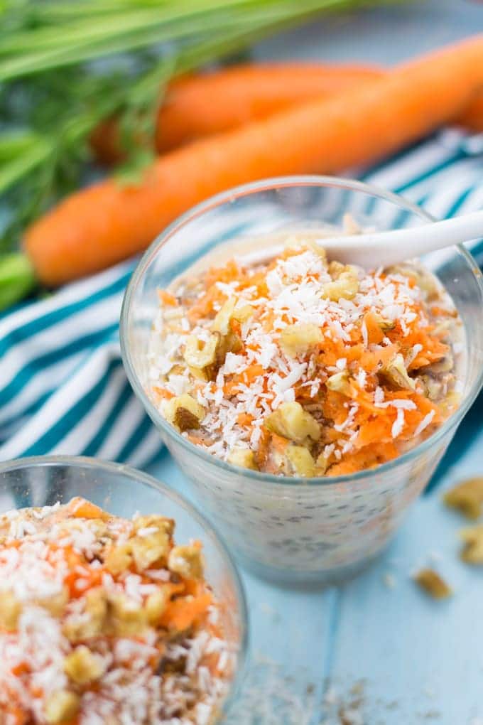 Carrot Cake Overnight Oats 