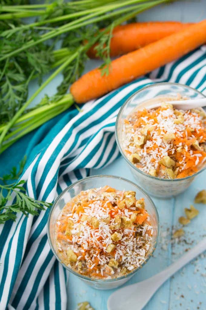 Carrot Cake Overnight Oats 