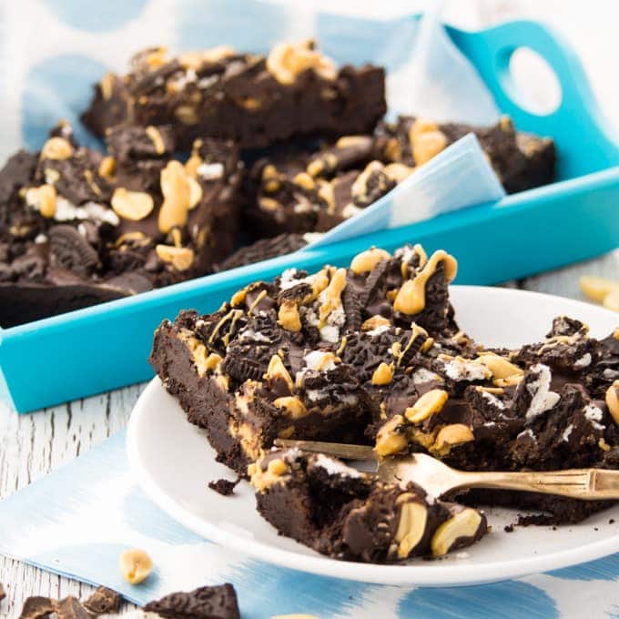 Oreo Peanut Butter Brownies