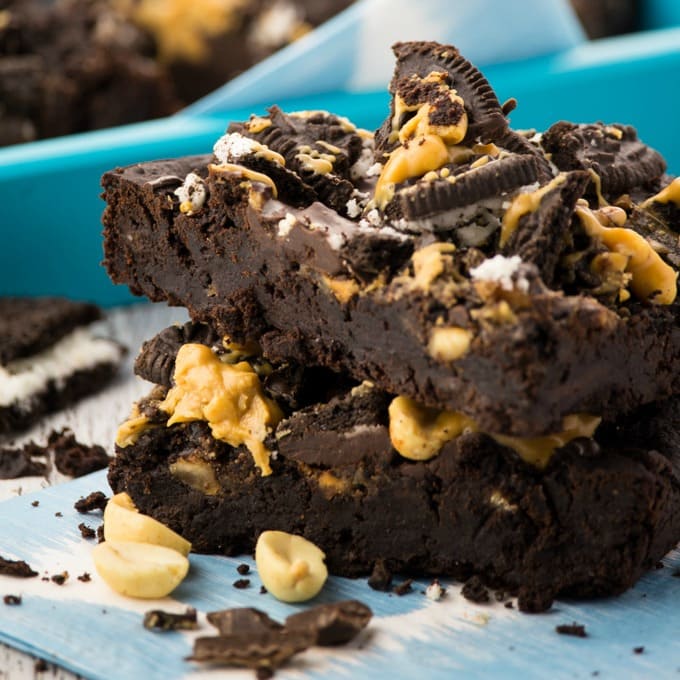 Oreo Peanut Butter Brownies