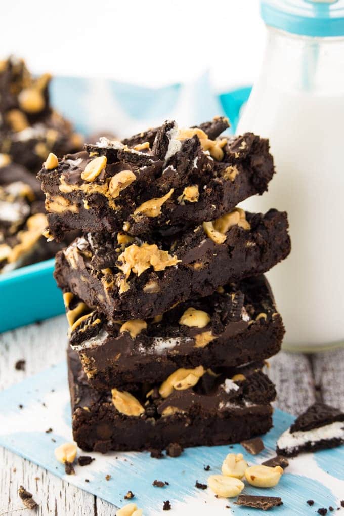 Oreo Peanut Butter Brownies