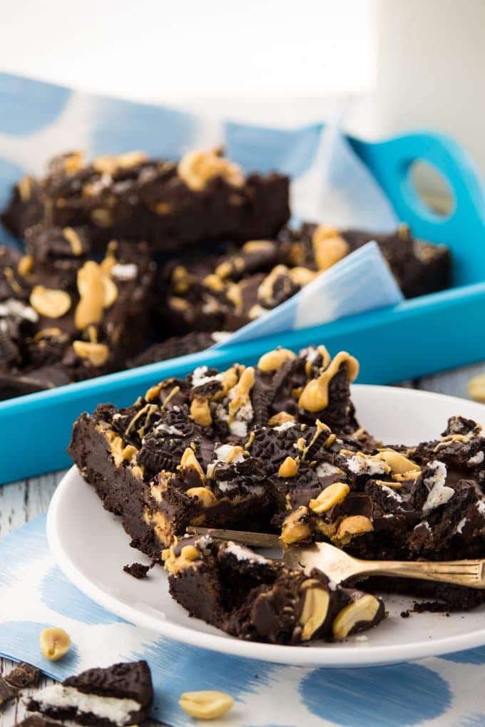 Oreo Peanut Butter Brownies