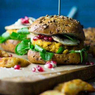 Vegan Pumpkin Burger