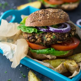 Vegan Mushroom Burger