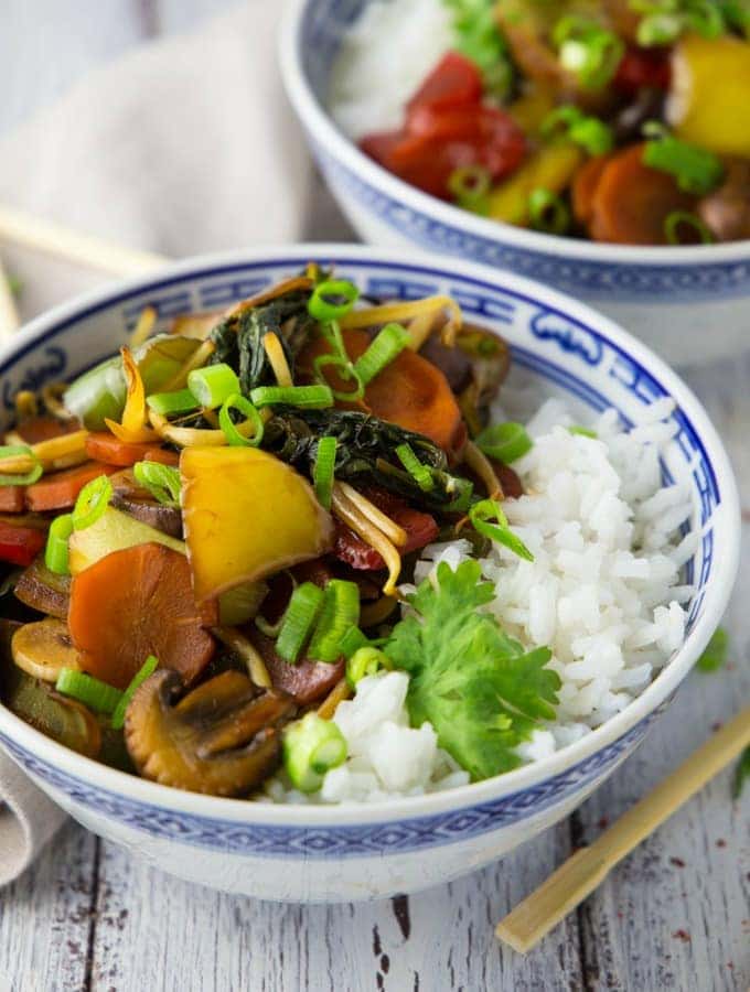 Vegetable Chop Suey - Elavegan