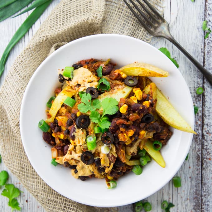 Vegan Chili Cheese Fries Vegan Heaven