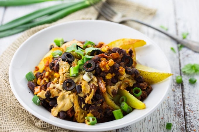 Vegan Chili Cheese Fries - Vegan Heaven