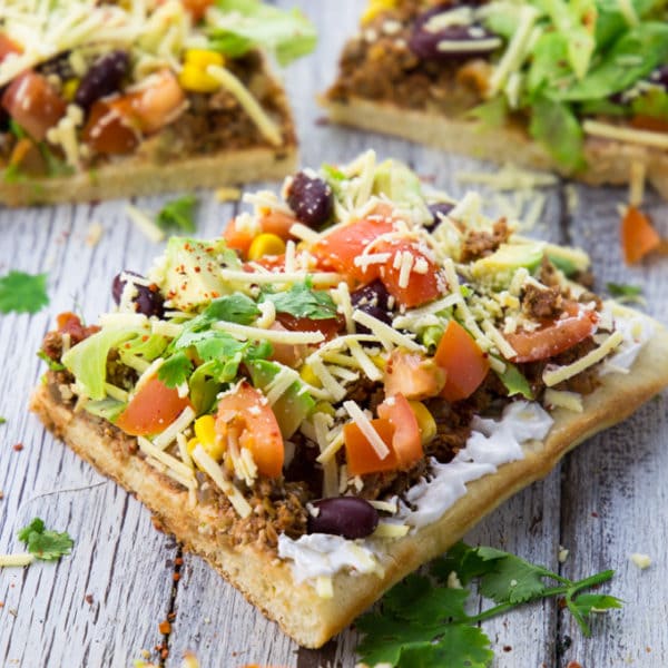 Vegan Taco Pizza Vegan Taco Pizza