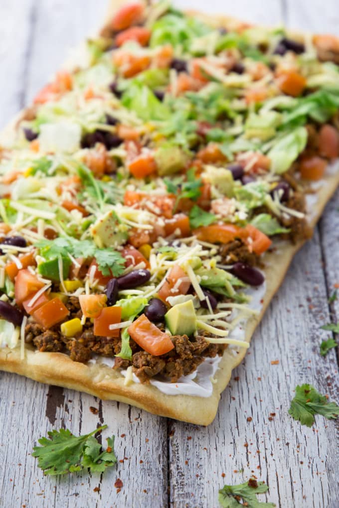 Taco Pizza (Vegan & Super Easy) 