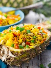 Thai Pineapple Fried Rice Recipe (Vegan)