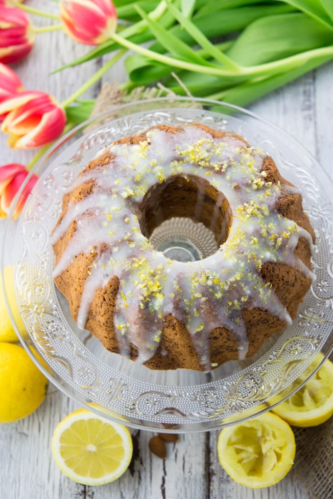 Vegan Lemon Cake with Yogurt