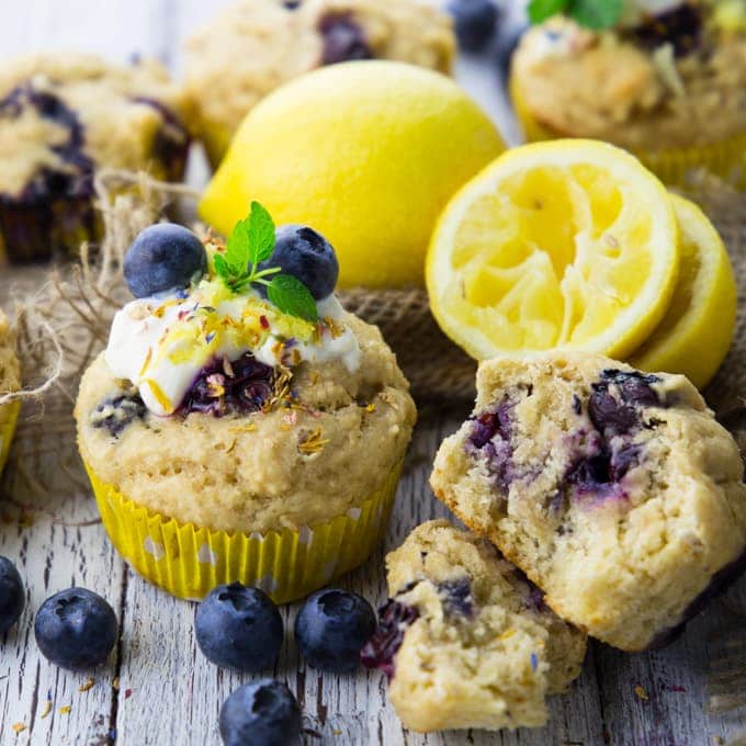 Vegan Blueberry Muffins Vegan Heaven