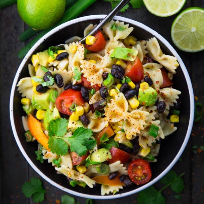 Southwestern Pasta Salad (Vegan)