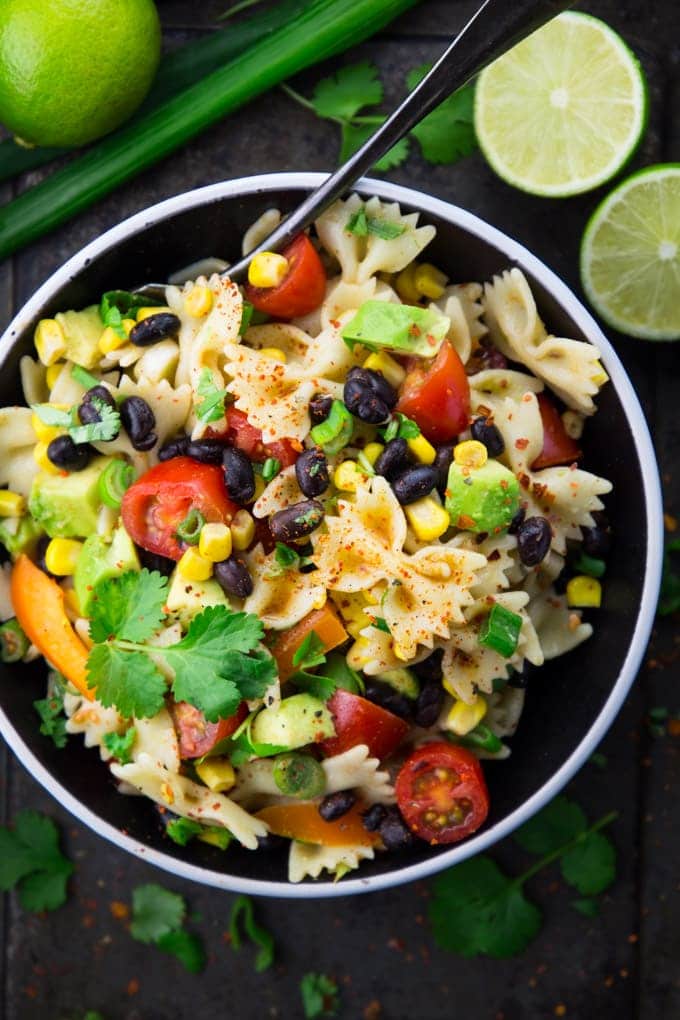 Southwestern Pasta Salad (Vegan) 