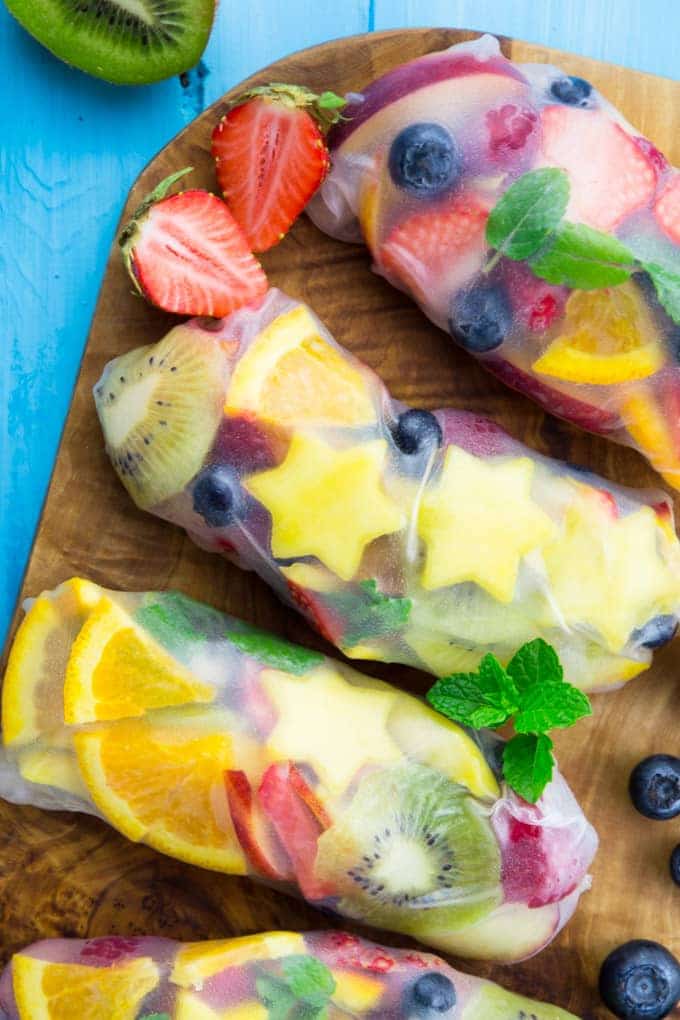 Fruit Spring Rolls 